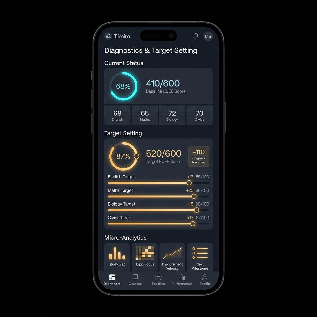 Adaptive Diagnostics & Competency Breakdown